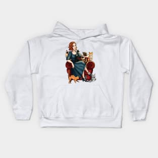 Cat Lady Kids Hoodie